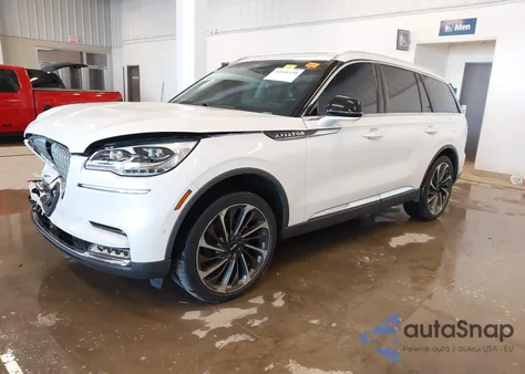 2021 Lincoln Aviator Reserve из США, поврежденный, VIN 5LM5J7XC6MGL05651